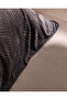 Camille King Size Mink Embossed Blanket - Anthracite - 6
