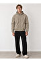 Men's Thick Hooded Gabardine Coat Jacket Mink 4342Dngr - 6