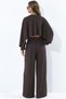 Modal Touch Oversize Bolero Blouse & Palazzo Pants Knitted Top and Bottom Set - 4