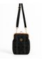 Women's Scholarship Gold Accessory Adjustable Cross Strap Faux Leather Shoulder and Crossbody Bag S-1433