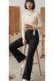 Women's Full Lycra High Waist Super Comfortable Palazzo Pants with High Quality Fabric and Workmanship, Loose Legs - 4
