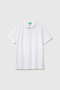 Men's white regular fit short sleeve polo t-shirt