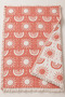 100% Cotton Muslin 6-Layer Baby & Kids Blanket, 100X130Cm Patterned Muslin Stroller Cover - 2