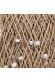 Pearl Beaded Cotton Knitting Yarn 50 Grams - Beige - 2