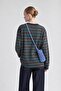 Relaxed Fit Crew Neck Sweatshirt Blue - 4