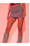 Mini skirt, gray
