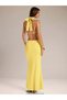 Rochie maxi , galben - 2