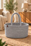 Lavin Wicker Decorative Rope Basket – Multi-Purpose Organizer Basket with Handles and Woven Design - 3