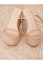 Platform Sandals , beige - 3