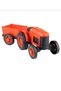 Orange Farm Tractor and Trailer 36 cm Movable Wheeled Toy Tractor with Detachable Trailer - 6