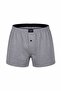 Pack of 10 Gray Cotton Combed Cotton Buttoned Plain Men's Boxer Set - Custom Made with Sleep Band as a Gift - 6