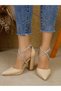 Pantofi cu toc , bej