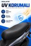 Mondial Strada Compatible Flexible Leather Saddle Cover Full-Fitting Waterproof Motorcycle Seat Cover - 2