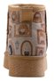 Women's Vegan Cream Plush Ankle Boots - Warner Bros Harry Potter Frames of Hogwarts Design - 5