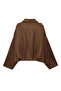 Zr Women's Oversize Premium Suede Jacket Bitter Brown - 6