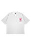 Unisex Women's Men's Forever World Pink Patterned Design Printed Oversized Thick Fabric Relaxed Fit T-Shirt - 6