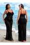 Rochie de plajă , negru - 3
