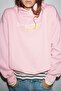 Kapüşonlu yıldız grafik baskılı sweatshirt - 5