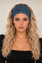 Burgundy Lace Hair Bandana 16 cm Floral Pattern Stylish Hair Band Women's Hair Accessory