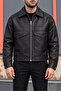 Oversized Fit, Zipper Closure, Double Pocket Flap, Short, Seasonal, Shirt Collar, Faux Leather Jacket 695 - 6