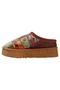 Women's Vegan Brown Plush Slippers - Where to Next Design - 6