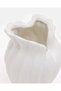 Ceramic Plain White Flower Vase - 4