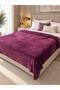 Double Size Super Soft Blanket Bedspread Set 200X220 cm – 160X200 cm Elastic Fitted Sheet and 2 Pillowcases 4 Pieces - 3