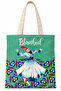 Mevlevi Dervish Pattern Printed Cotton Cloth Bag 35X40Cm -Bc5