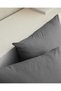 Adenya Sepeti Manon 100% Cotton Ranforce Plain 2-Piece Pillowcase Set - Anthracite - 3