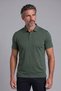 Khaki Studio Shirt Collar Buttoned T-Shirt