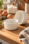 Saturn 10 cm 2-Piece Porcelain Soufflé Bowl – Mini Oven Dish / Ramekin - 5