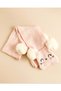 Girls Pink Knitted Cap & Gloves Set - 3