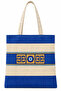 Evil Eye Bead Pattern Printed Cotton Cloth Bag 35X40Cm -Bc7