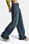 Women's Dark Denim 2W6-8 Maga Baggy Special Design Denim Jean - 3
