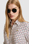 Women's Cream Long Sleeve Shirt 50329501-Vr256 - 2