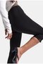 Women's Black W6-1 Capri Leggings Stretch Fabric Capri Pants