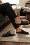 Men's Black Comfortable Home Slippers Lightweight Comfortable Gift Slippers for Groom - 3