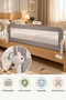 150 cm Gray Baby Safety Bed Barrier 150cm - 8
