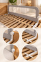 150 cm Gray Baby Safety Bed Barrier 150cm - 7