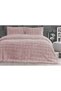 Luxe Bedding Set Double Boxed Checkered Powder - 2
