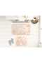 Adenya Sepeti Damien 2-Piece Bath Mat - White/Powder - 60X100 cm