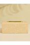 Brandon Beige Textured Tissue Box With Gold-Tone Trim 26.5cm - 2