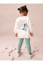 Girl's Bluey 100% Cotton Sweatshirt with Green Leggings Baby & Kids 2-8 Years Set