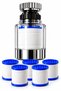 Filtered Faucet Head 1+5 Set – Water Filter Faucet Tip, Kitchen and Sink Faucet Filter with Replaceable Filter Cartridge - 2