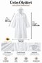 Unisex White Eva Fabric Water Windproof Adult Raincoat Spring Autumn - 2