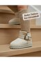 Daily School Nursery Girls Boys Baby Kids Suede Look Velcro Inside Wool Warm Winter Mini Boots