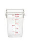 CamSquares® Classic Food Storage Container with Lid – 22 Qt (20.8L) Clear Camwear® -22SFSCW135 - 3