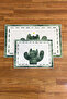 Decorative Digital Printed Set of 2 Bath Mat Non-Slip Base Toilet Set - 3