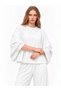 Bat Sleeve Oversized Cape Modal Set - 5