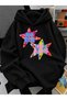 Women'S/Unisex No Risk No Magic Printed Black Hooded Sweatshirt & Hoodie - 2